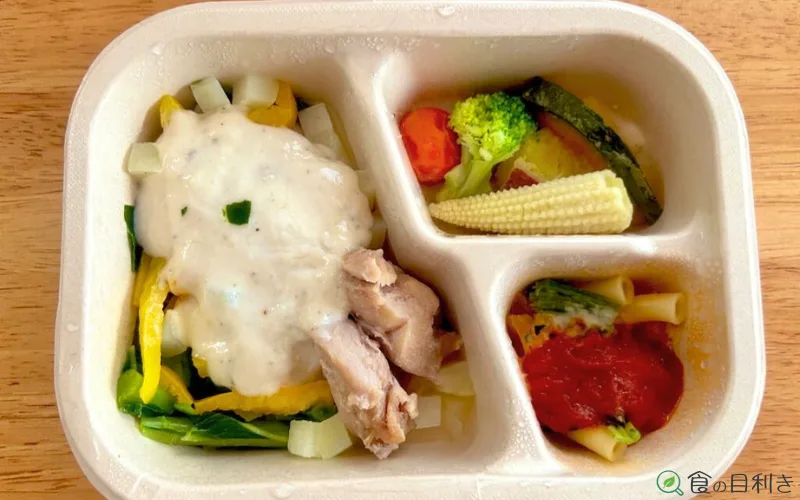 ハーブとケールのチキンクリームソース